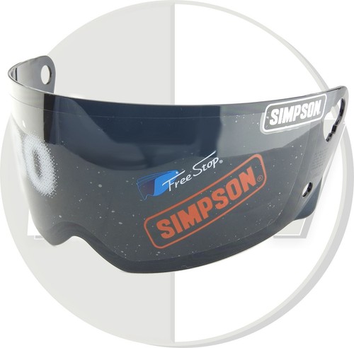 Simpson helm schwarz visier - helm,