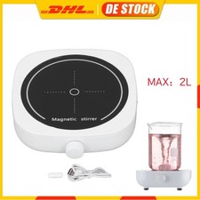 Mini Magnetischer Mischer, 2L Rührplatte Tragbarer Magnetrührer für für Labor