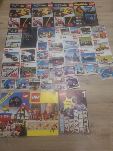 Lego vintage bauanleitungen - lego,