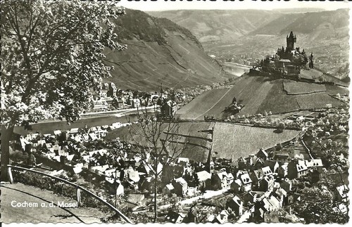 Cochem der mosel burg - ak,