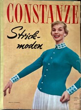 Constanze Strickmoden III Vj. Heft Nr. 25 von 1956 mit Schnittmuster