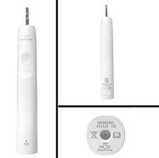 White Toothbrush Handle