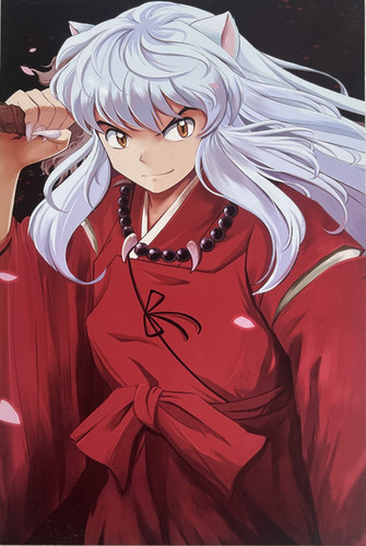 Inuyasha art poster japanese - inuyasha,
