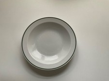 DDR Suppenteller, originales MITROPA-Geschirr, grüner Rand, Colditz Porzellan ‼️