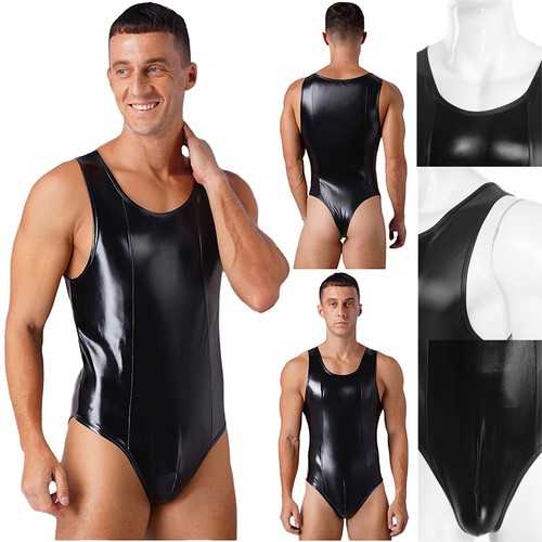 Herren wetlook lackleder - wetlook,