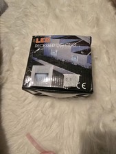 Eckige Wand-/Treppeneinbauleuchte 1,5W blau IP65 Innen Außen LED Beleuchtung 