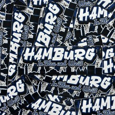 Hamburg Aufkleber Fußball