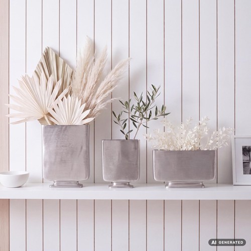 Vase 3er set finebuy - vase,