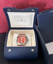 Corum Bubble 163.150.20 Quarz Orange Ø45mm Uhr Herrenuhr 