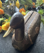 Holzente antik Handarbeit