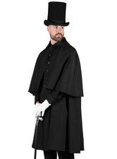 Kutschermantel schwarz - ,