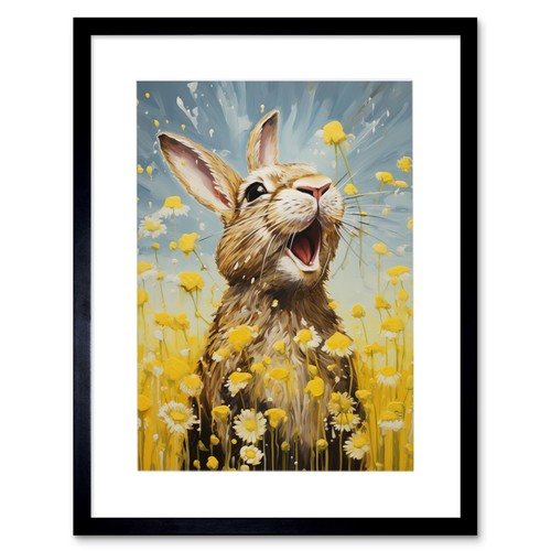 Der glückliche hase - der, kaninchen
