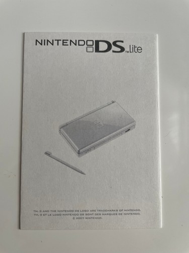 Nintendo lite booklet - nintendo,