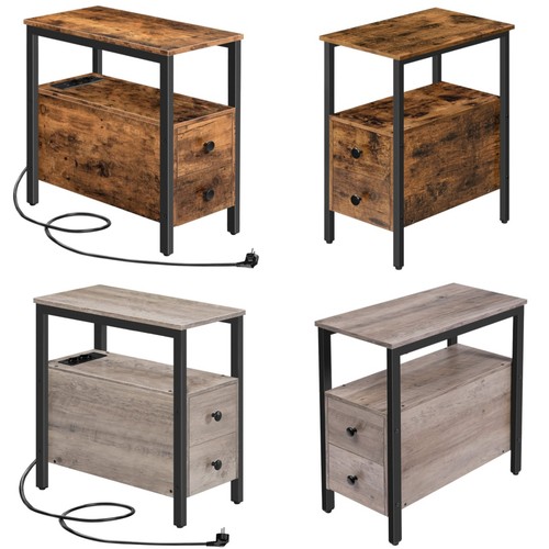 Beistelltisch mit ladestation - beistelltisch,