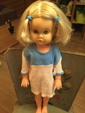 Puppe, alt, Dachbodenfund, ca