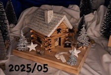 Räucherhäuschen Holz 2025/05 DIY Räucherhaus Licht Weihnachten Deko Erzgebirge