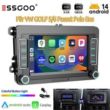 Für Golf 5 6 Plus Touran Caddy Jetta Autoradio Android 14 128G Carplay GPS NAVI
