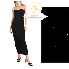 CRYSTAL BLAZE DRESS by Wolford Schwarz Gold Fatal mit Swarovski-Elements S black