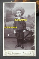 Antique CDV Photo Boy with