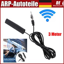 Autoradio Antenne AM FM Scheibenantenne SUV LKW Klebeantenne 12V PKW KFZ Stereo
