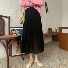 Womens Lady Einfarbig Lang