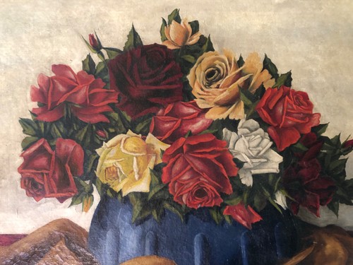 ölgemälde bild rosen - Ölgemälde,