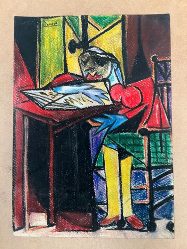 Pablo picasso zeichnung - zeichnung, auf