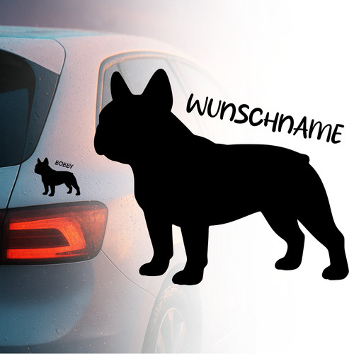 Französische bulldogge auto - französische,