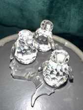 Swarovski 3 Mini Pinguine auf