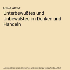 Unterbewußtes und Unbewußtes
