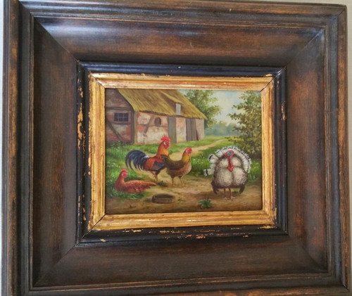 ölgemälde auf holz - Ölgemälde,