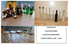 steril Glas Flasche Saft Marmelade Einwecken Früchte Obst Schnaps ❤️ klar dunkel