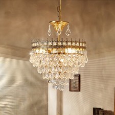 Kristall kronleuchter vintage - kristall,