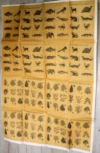 Ddr plakat tiere pflanzen - plakat,