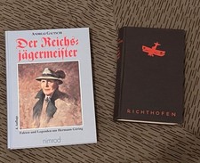 Buch Selten Konvolut Reichsjägermeister Richthofen 1. WK Nachlass Orden