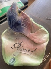 RICARD Aschenbecher Keramik FISCH alt Werbung 