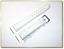 echt Leder Uhrenarmband Weiß