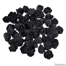 25/50/100 Schaumrosen Schwarz