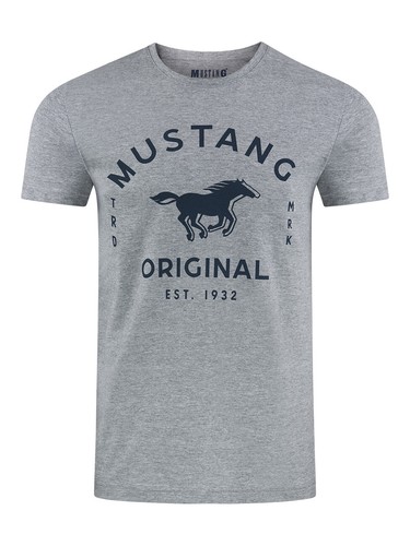 Mustang tshirt herren 100 - mustang, 100%