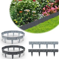 Rasenkante Steinoptik