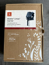 Stokke Limas Half Buckle Carrier Babytrage Slate Melange 3-15 kg + Gurtschoner