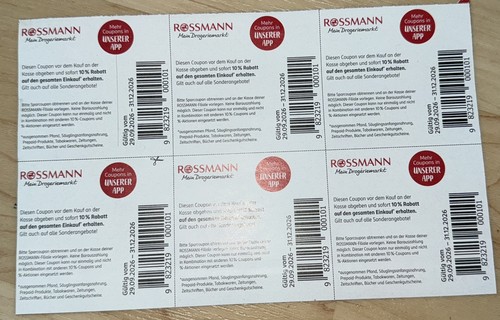 Rossmann coupons gutscheine - 6,