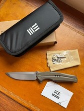 We Knife Co. 601 R Bronze Titanium We Knives First Knife 2016 First Year S35vn