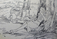 1951 - BETTINA DIE RASENDE REPORTERIN Rennsport Vespa Lambretta Roller