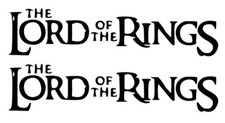 2x Autoaufkleber LORD OF THE