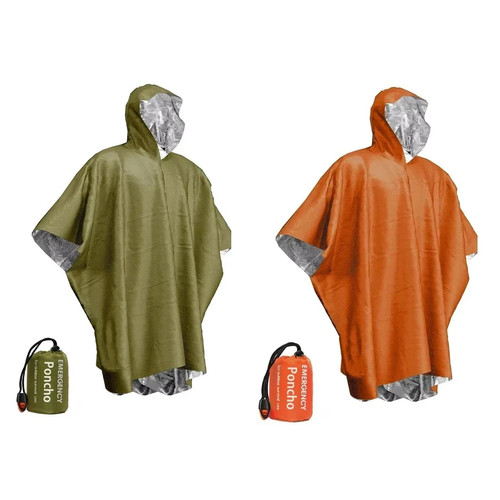 Notfall survival poncho - poncho, wende