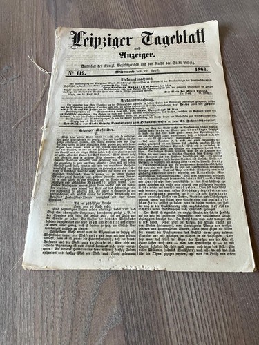 Leipziger tageblatt und - tageblatt,