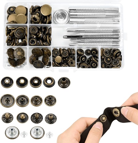 Set druckknöpfe - set,