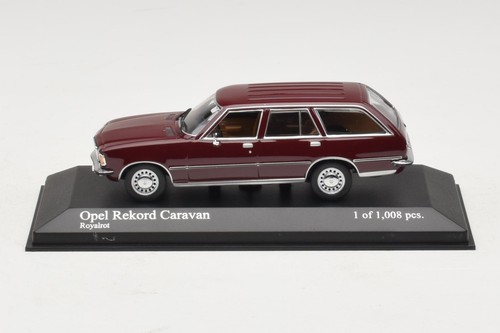 Opel rekord caravan red - rekord,