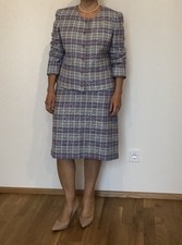 Damen Anzug Jacke mit Rock "Vittoria Verani", Gr.42, Damenkostüm, Tweed-Optik